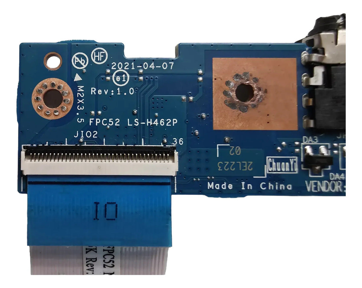Placa Usb Hp Pavilion 15-dk Ls-h462p Jack Audio