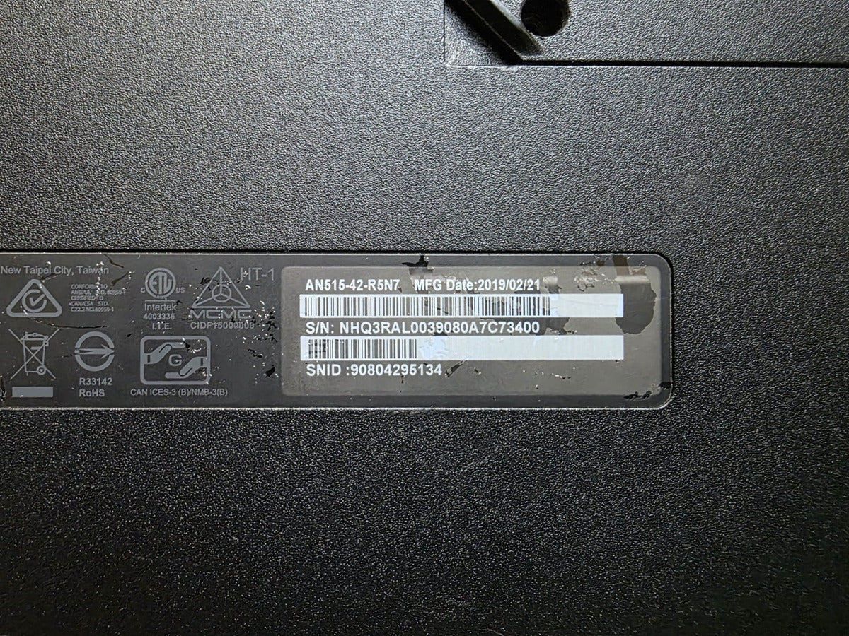 Carcasa Base Acer Nitro An515-42 An515-53 An515-52 (usado)