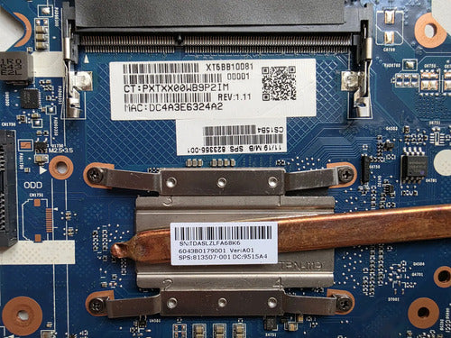 Placa Madre Hp 14-ac 14-am 14-an 240 245 G4 G5 340 G3 (usada)