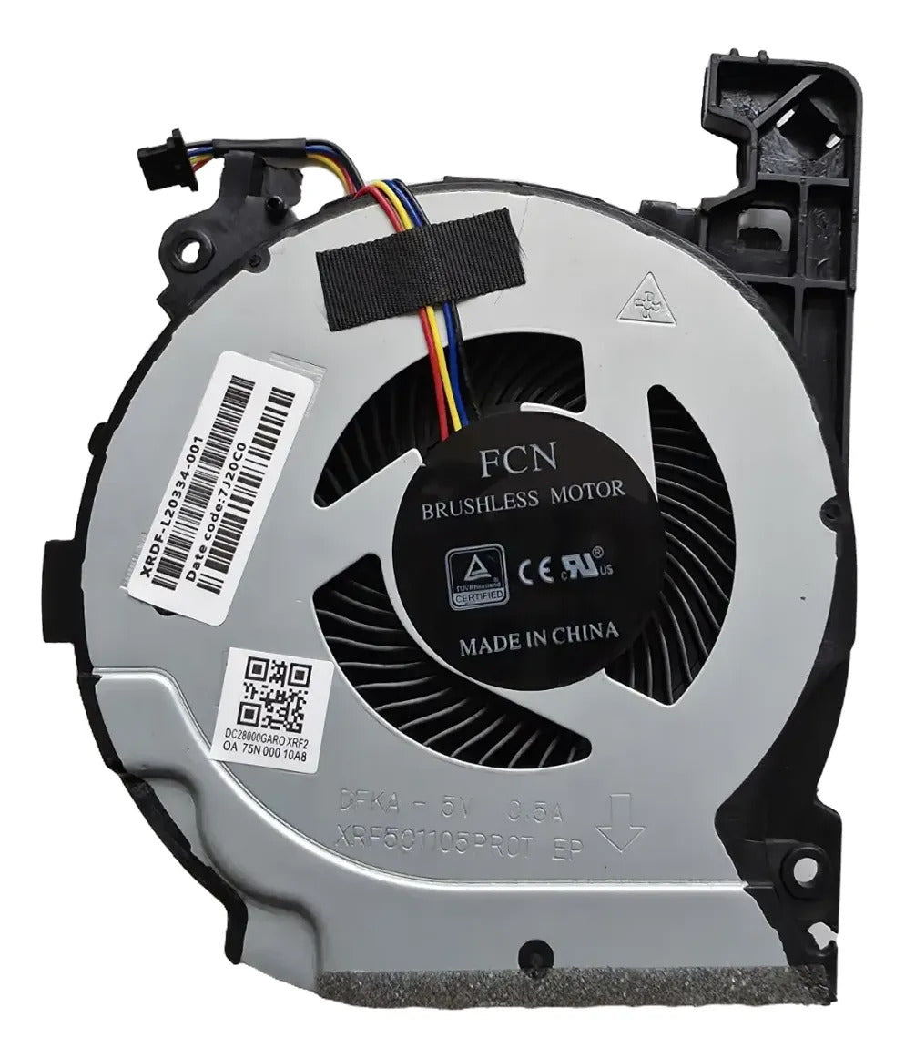 Ventilador Hp 15-cx (cpu) Izquierdo