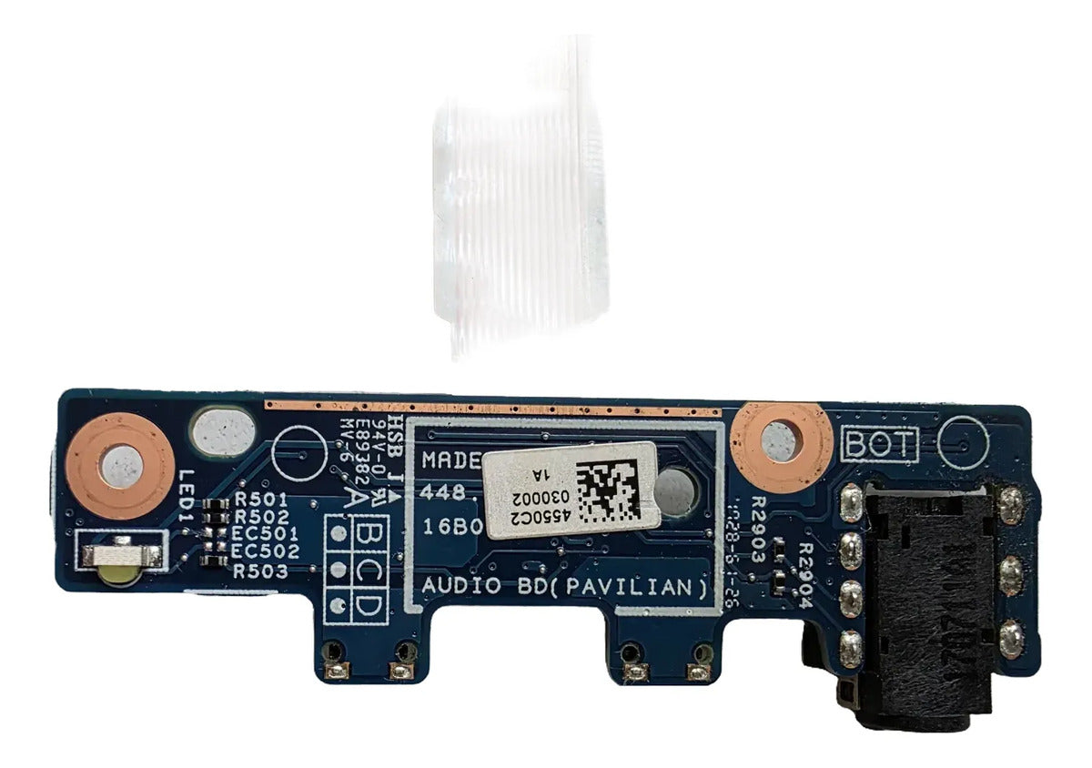 Placa Audio Conector Audifonos Hp X360 14-ba 14-ba002la (usado)