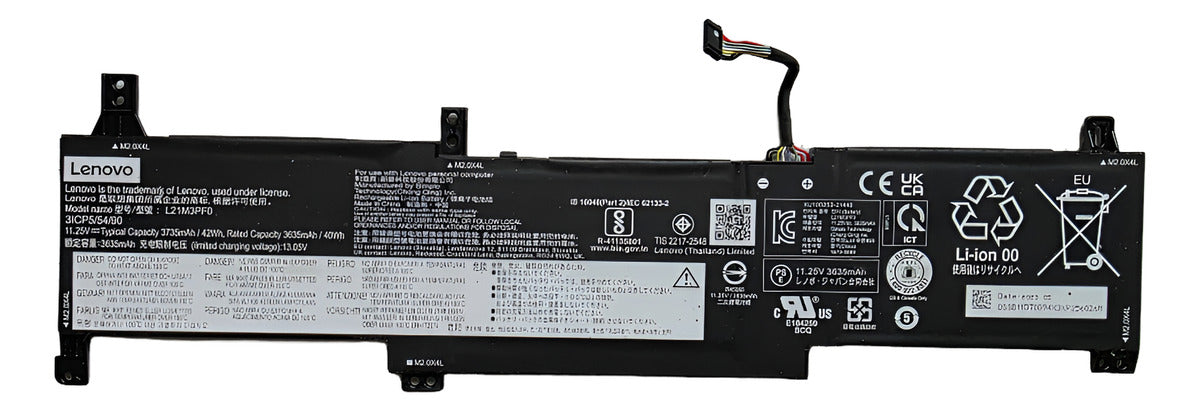 Bateria Lenovo 1-14ada7 1-14alc7 1-14amn7 1-14iau7 1-14ijl7 (usado)