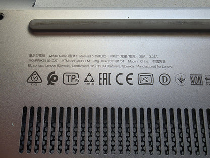 Carcasa Base Lenovo Ideapad 5 15iil05 5 15are05 5 15itl05 (usado)