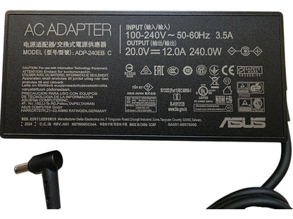 Cargador Asus 240w Gx550lxs G733qm Fx506hc G533qm Fa506qr