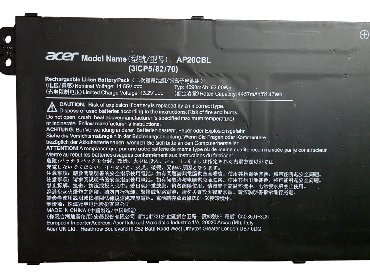 Bateria Acer A515-46 / 45 Av15-51 A515-56 Sf314-511 Ap20cbl (usado)