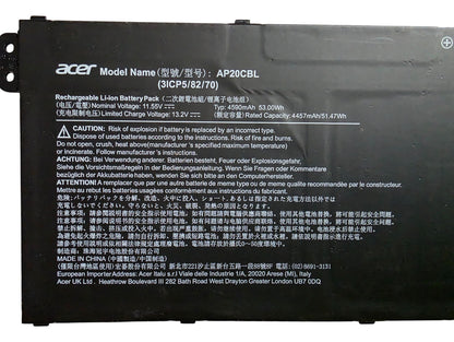 Bateria Acer A515-46 / 45 Av15-51 A515-56 Sf314-511 Ap20cbl (usado)