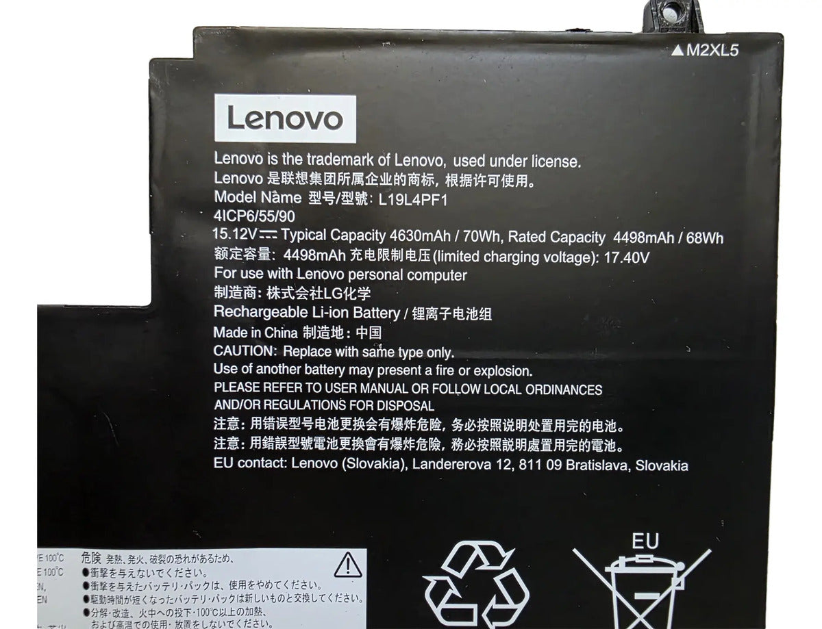 Bateria Lenovo Ideapad 5 15iil05 15are05 5-15itl05 L19l4pf1 (usada)