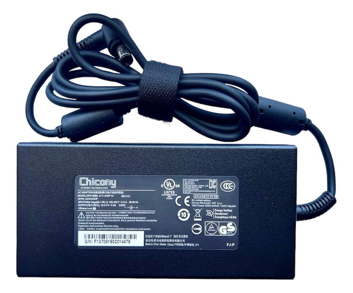 Cargador Msi Ge75 Gl63 Gp63 Ge65 Gl65 Ge63 Gl75 gt72vr 230w