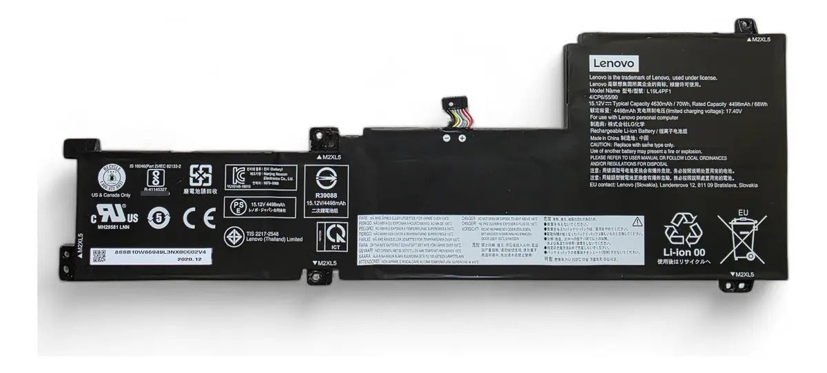 Bateria Lenovo Ideapad 5 15iil05 15are05 5-15itl05 L19l4pf1 (usada)