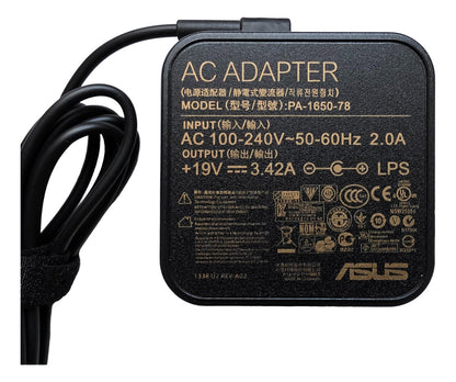 Cargador Asus 65w 19v 3.42a 4.5x3.0mm Adp-65gd D