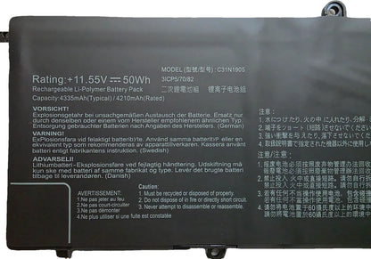 Bateria Asus Vivobook S13 S14 S15 S333 S433 S533  S532