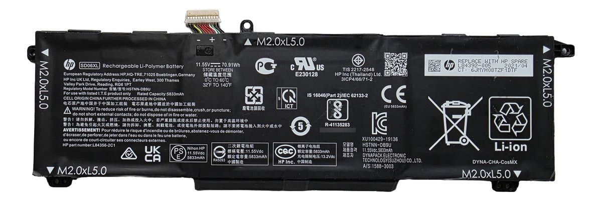 Bateria Hp Sd06xl 15-ek 15-en (usado)