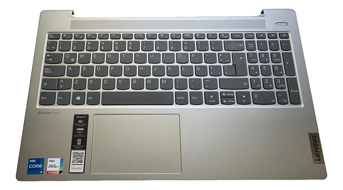 Carcasa  palmrest Lenovo Ideapad 5 15iil05 5 15are05 5 15itl05 (usado)